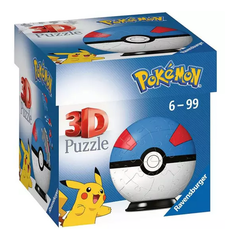 Pokemon 3D Puzzle Pokéballs: Superball (Puslespil)