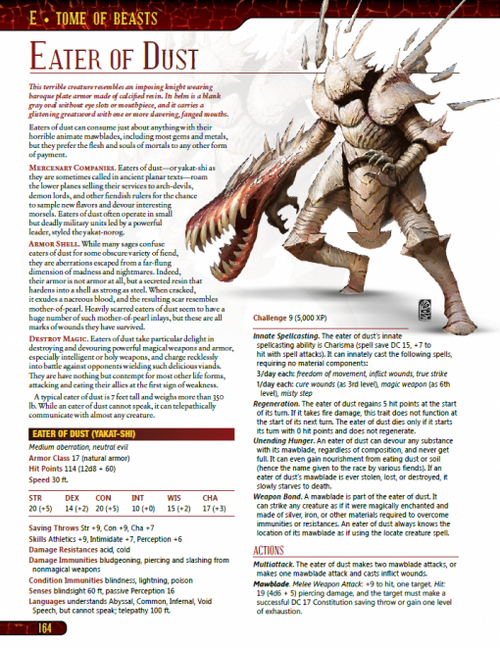 Tome of Beasts 5th Edition (Eng)