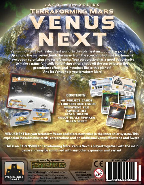 Terraforming Mars: Venus Next (Exp) (Dansk)