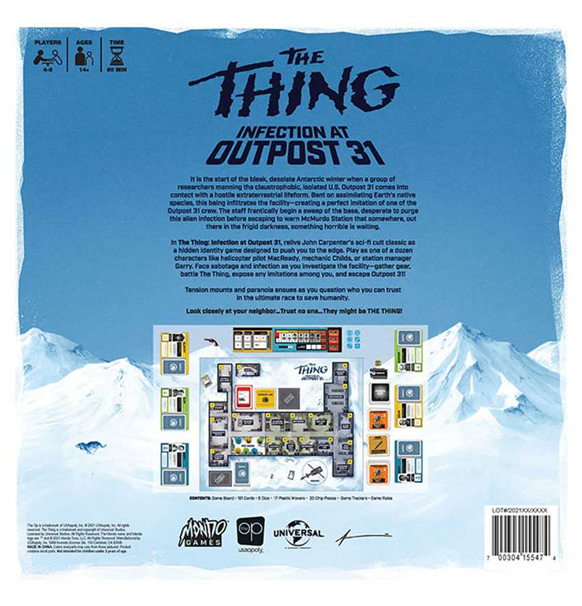 The Thing: Infection at Outpost 31 - 2nd Edition (Eng) bagside