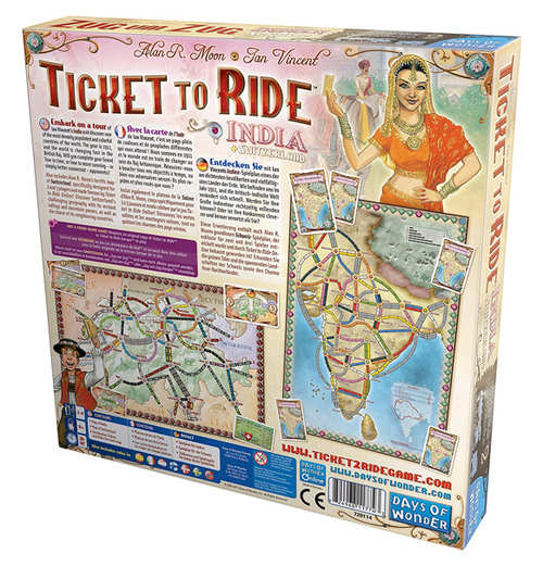 Ticket To Ride - Map Collection #2 (India) (Exp)