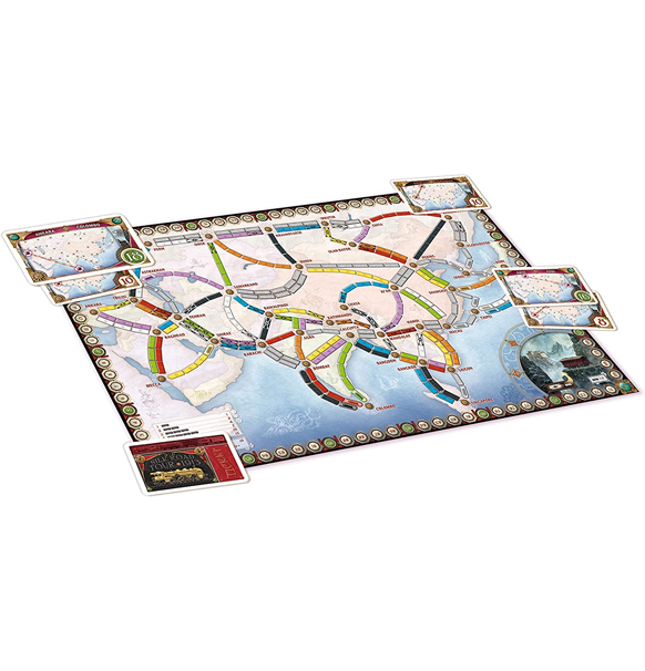 Ticket To Ride Map Coll. #1 (Asia) indhold