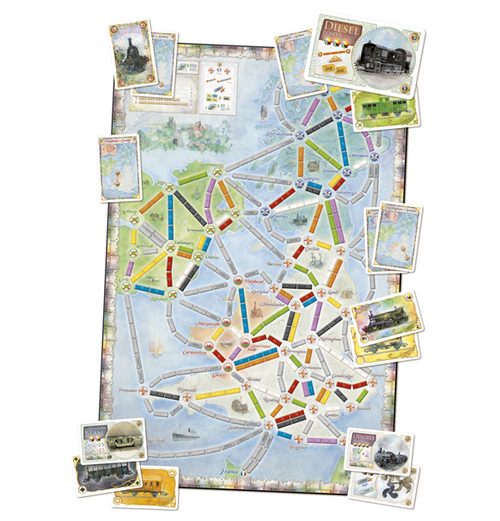 Ticket To Ride Map Coll. #5 (UK) indhold