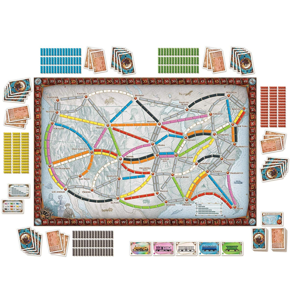 Ticket To Ride: USA (Eng) indhold