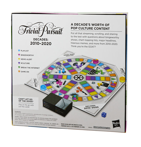Trivial Pursuit: Decades - 2010 to 2020 (Dansk)