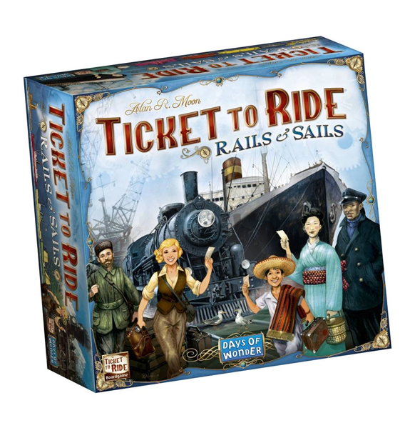 Ticket to Ride Rails and Sails (Eng) forside