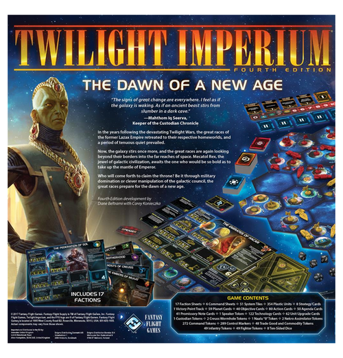 Twilight Imperium 4th. ed. bagside