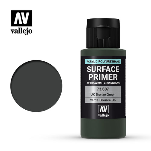 (73607) Vallejo Surface Primer - Bronze Green (60ml)