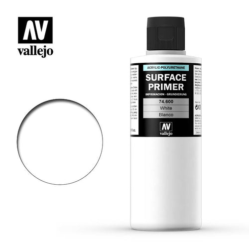 (74600) Vallejo Surface Primer - White (200ml)