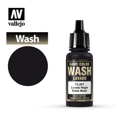 (73201) Vallejo Game Color Wash - Black Wash