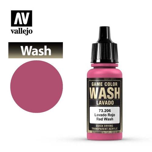 (73206) Vallejo Game Color Wash - Red Wash