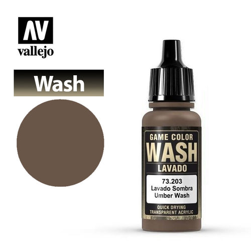 (73203) Vallejo Game Color Wash - Umber Wash