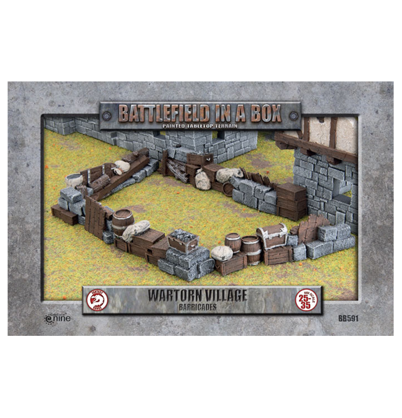 Battlefield in a box: Wartorn Village - Barricades