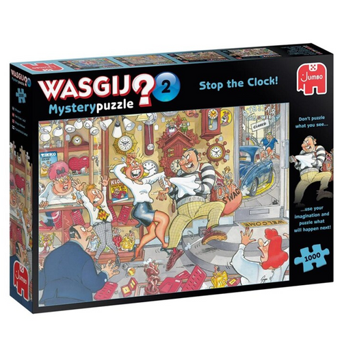 Wasgij Mystery: Stop the Clock! - 1000 (Puslespil)