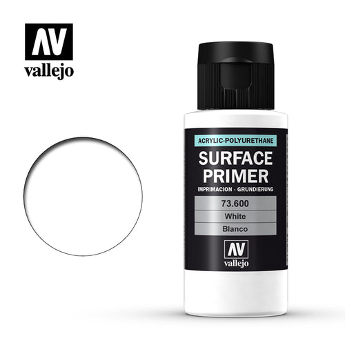 (73600) Vallejo Surface Primer - White (60ml)