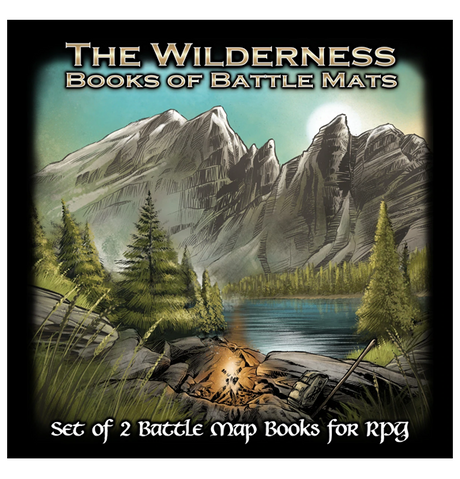 The Wilderness Books of Battle Mats forside