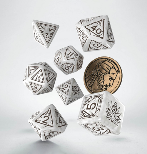 The Witcher: Dice Set - Geralt The White Wolf