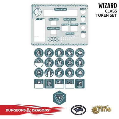 Dungeons & Dragons: 5th Ed. - Wizard Token Set
