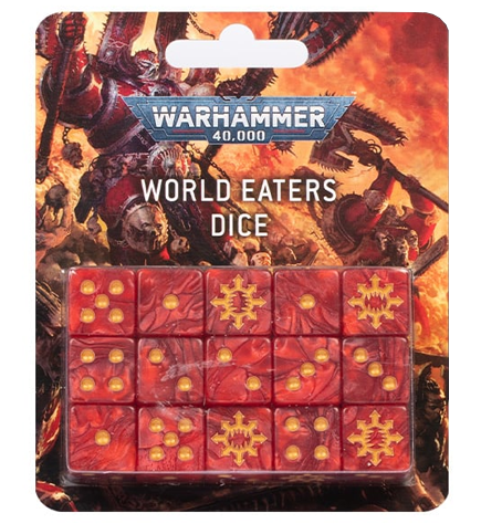 Warhammer 40k: World Eaters - Dice Set