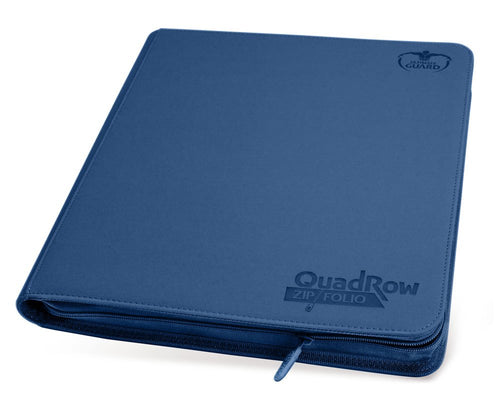 Ultimate Guard Zipfolio 480 - 24-Pocket XenoSkin™ (Quadrow) - Blue