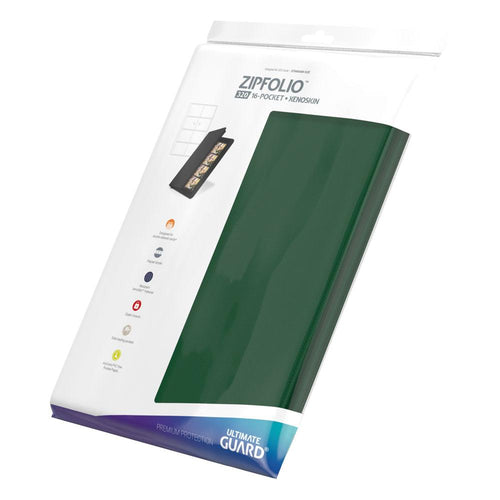 Ultimate Guard: Zipfolio 320 - 16-Pocket XenoSkin™ - Green