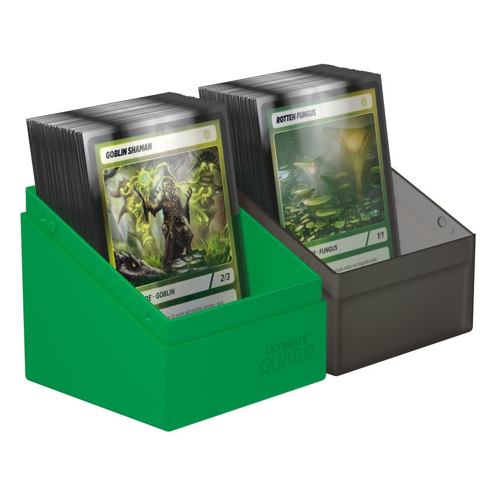 Ultimate Guard: Boulder Deck Case - 100+ Synergy Black/Green